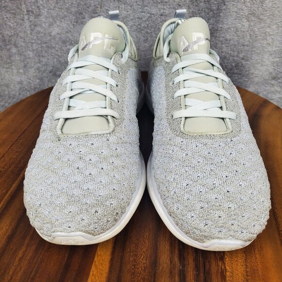 APL Shoes Men's 9 Gray Techloom Phantom Lace Up Low Top Athletic Sneakers - Picture 2 of 12